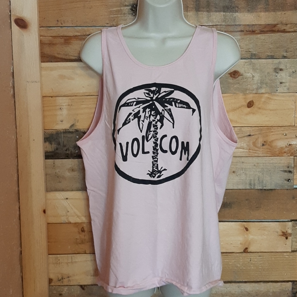 Volcom pink tank top Size M